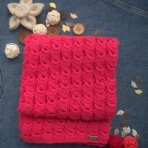 Neck warmer -BroomStick  Lace Stitch