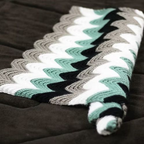 Crochet Chevron Blanket