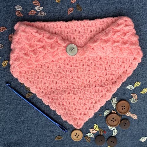 Neck warmer - Crocodile Stitch