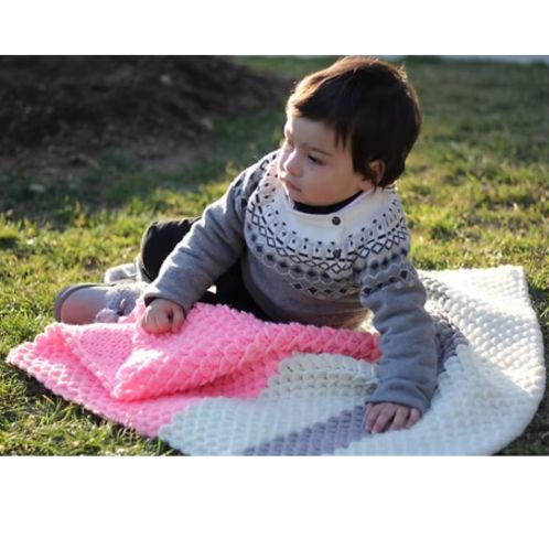 Crochet Crocodile Stitch Blanket